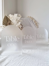 Load image into Gallery viewer, TABLE NUMBERS SIGNS - SLEEK
