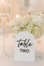 Load image into Gallery viewer, TABLE NUMBERS SIGNS - WRITTEN