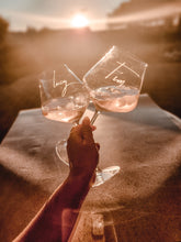 Load image into Gallery viewer, LUXE STEMMED GLASS - ENGRAVED - DESIGN YOUR OWN