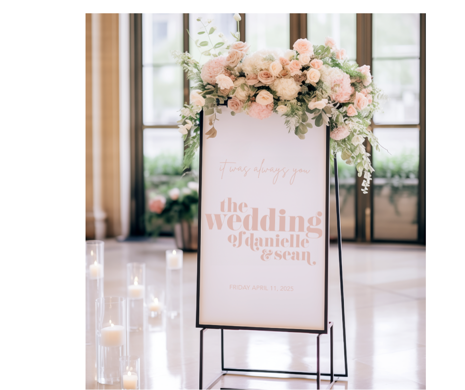 WEDDING WELCOME SIGN