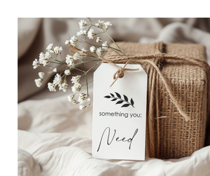 SOMETHING YOU - RESUABLE GIFT TAGS