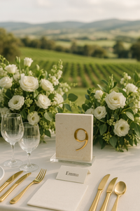 STONE TABLE NUMBER - ACRYLIC NUMBER