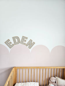 RATTAN STYLE WALL LETTERS