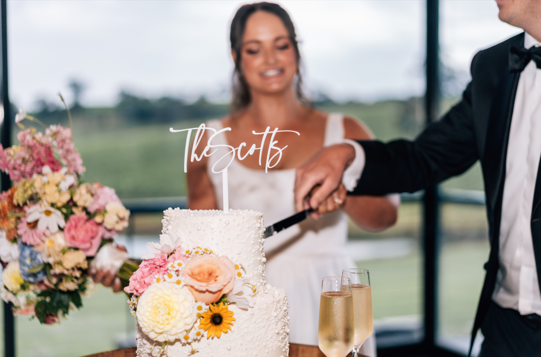 CAKE TOPPER - WEDDING