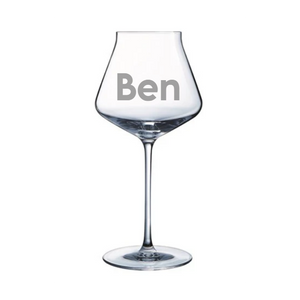 LUXE STEMMED GLASS - ENGRAVED - DESIGN YOUR OWN
