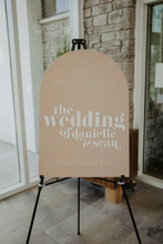 Load image into Gallery viewer, WEDDING WELCOME SIGN - ARCH
