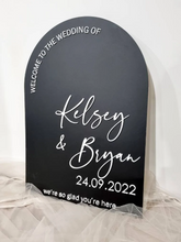 Load image into Gallery viewer, WEDDING WELCOME SIGN
