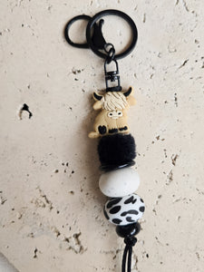 KEYCHAIN - HIGHLAND COW