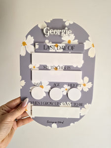 FIRST / LAST DAY OF SCHOOL - PERSONALISED