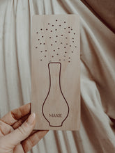 Load image into Gallery viewer, PERSONALISED WOODEN FLOWER PICKING BOARD
