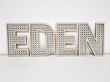 Load image into Gallery viewer, RATTAN STYLE WALL LETTERS
