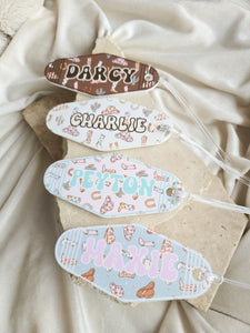 COWGIRL BAG TAG - PERSONALISED
