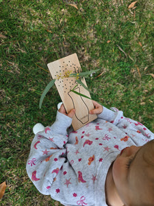 PERSONALISED WOODEN FLOWER PICKING BOARD