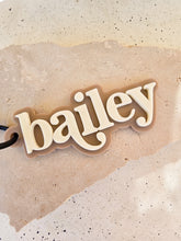 Load image into Gallery viewer, ACRYLIC PERSONALISED KEY TAG - DOUBLE LAYER
