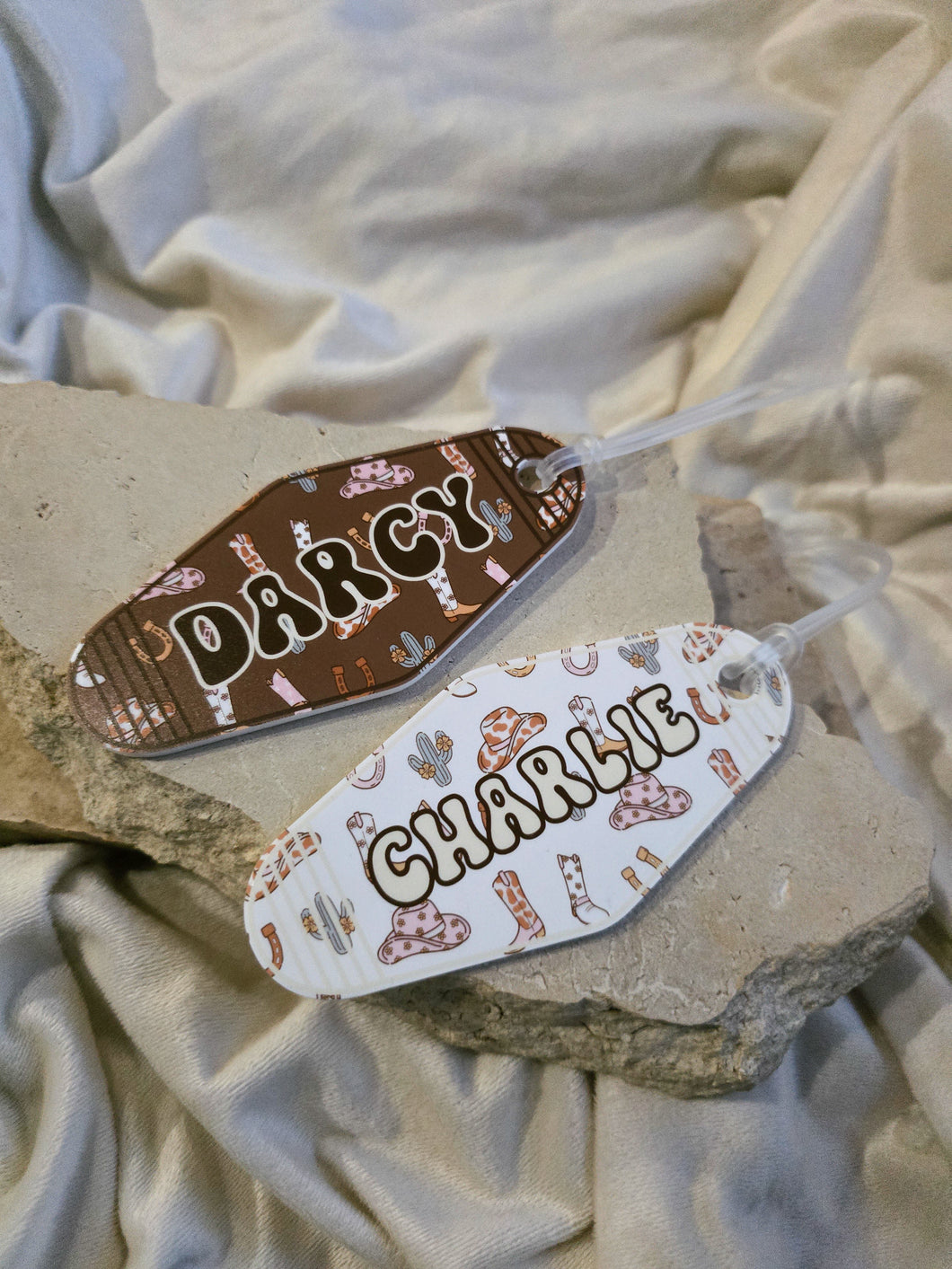 COWGIRL BAG TAG - PERSONALISED