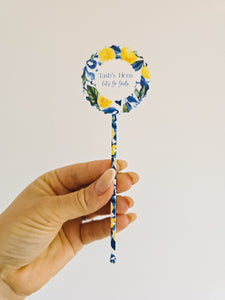 ACRYLIC DRINK STIR STICKS - SANTORINI