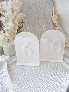 TABLE NUMBERS SIGNS - SANS