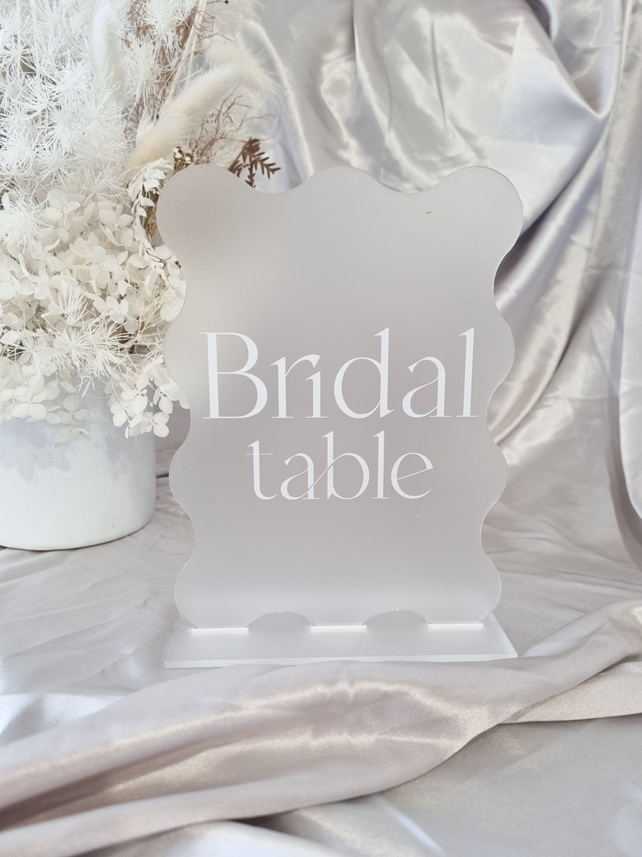 TABLE NUMBER SIGN - WAVY – Living on Trend Australia