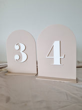 Load image into Gallery viewer, TABLE NUMBERS SIGNS - BOHO
