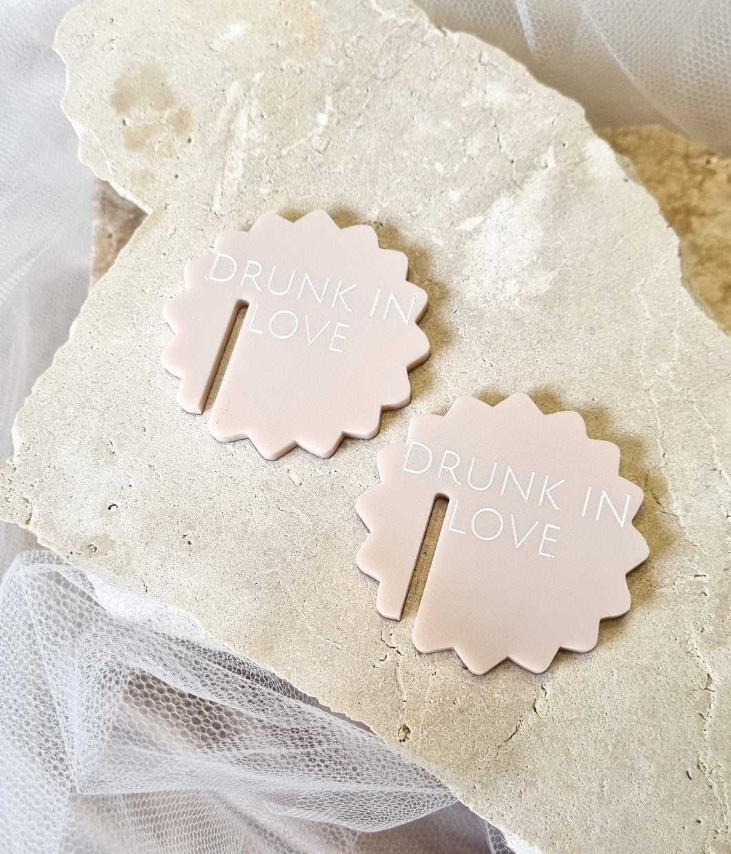 ACRYLIC DRINK TAGS - SHAPES