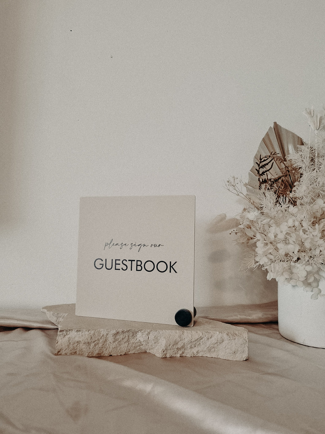 TABLE SIGNS - GUESTBOOK - MINIMAL