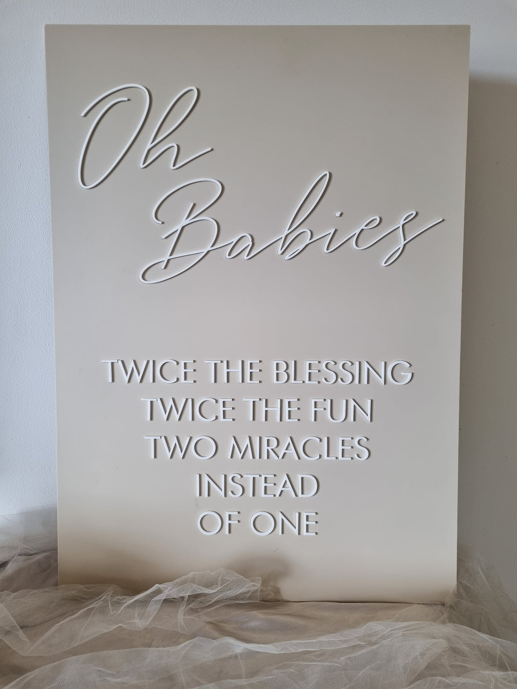 OH BABIES - BABY SHOWER / SPRINKLE SIGN