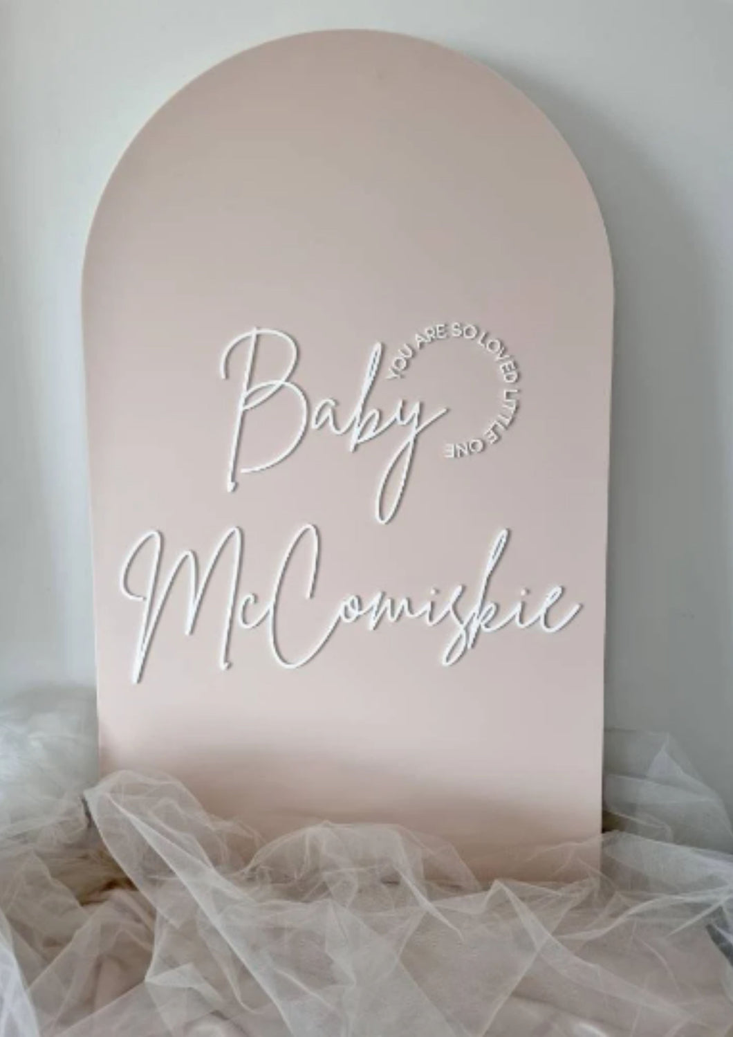 BABY SHOWER SIGN - ARCH